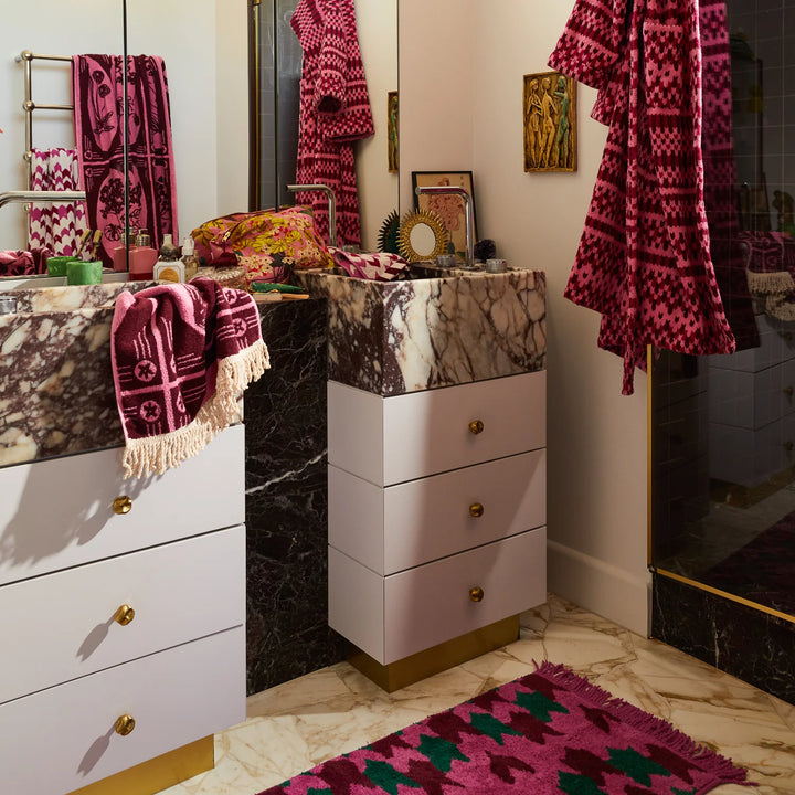 Sage x Clare Gigi Hand Towel - Cosmo Pink