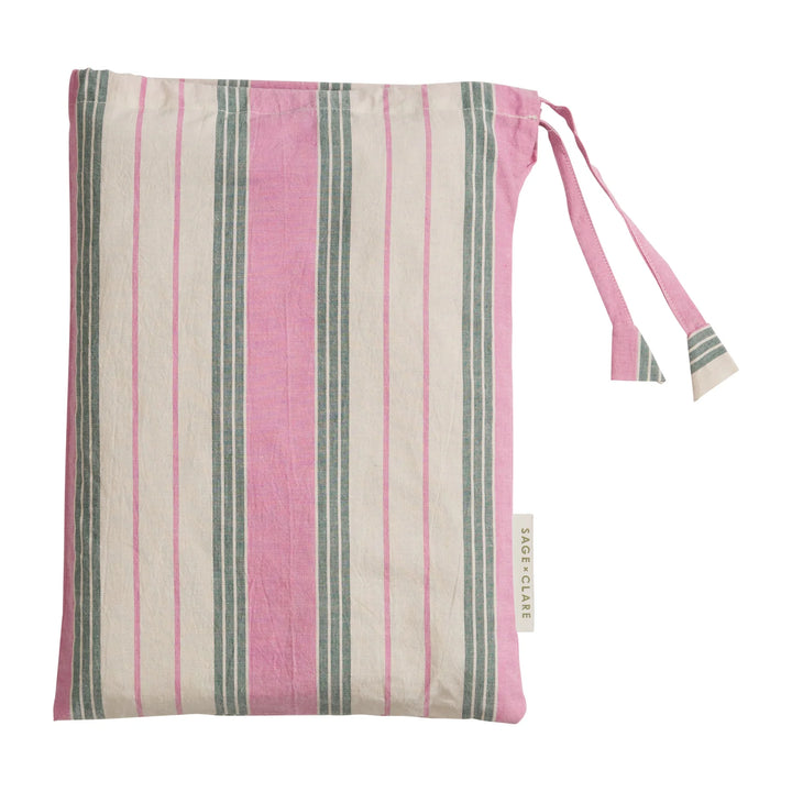 Sage x Clare Brigitte Cotton Pillowcase Set - Fuchsia