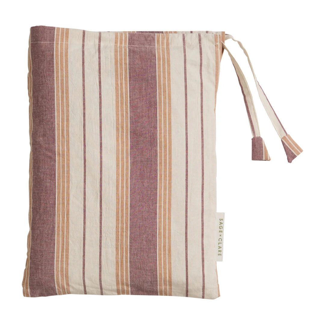 Sage x Clare Brigitte Cotton Pillowcase Set - Mahogany