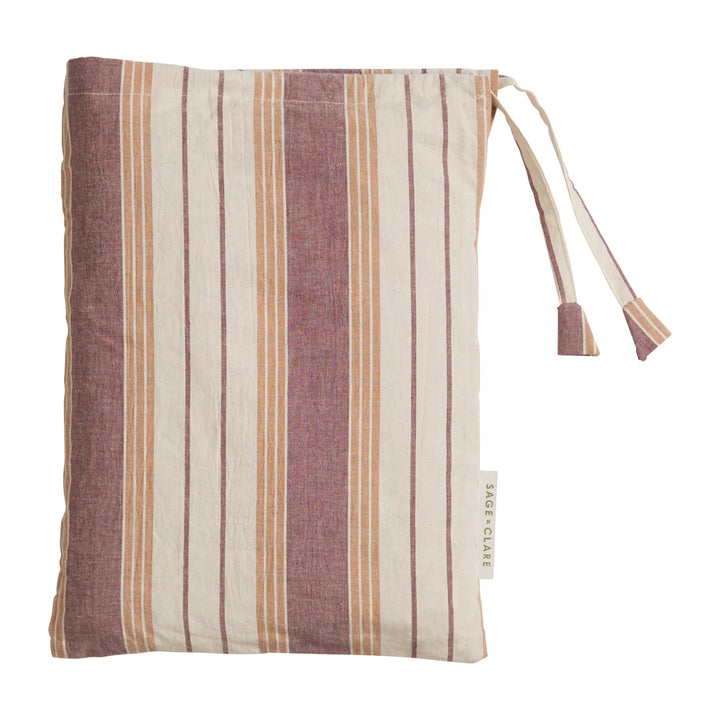 Sage x Clare Brigitte Cotton Pillowcase Set - Mahogany