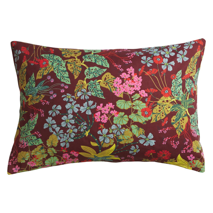 Sage x Clare Genevieve Cotton Pillowcase Set - Mahogany