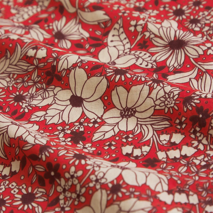 Sage x Clare Evette Cotton Pillowcase Set - Scarlet Standard