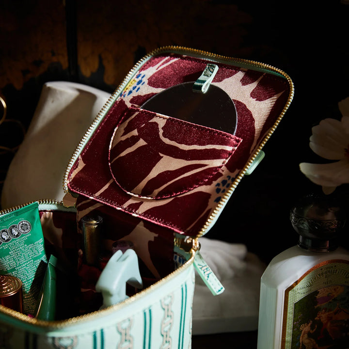 Sage x Clare Acadia Cosmetic Case - Jade