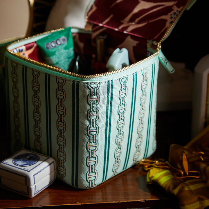 Sage x Clare Acadia Cosmetic Case - Jade