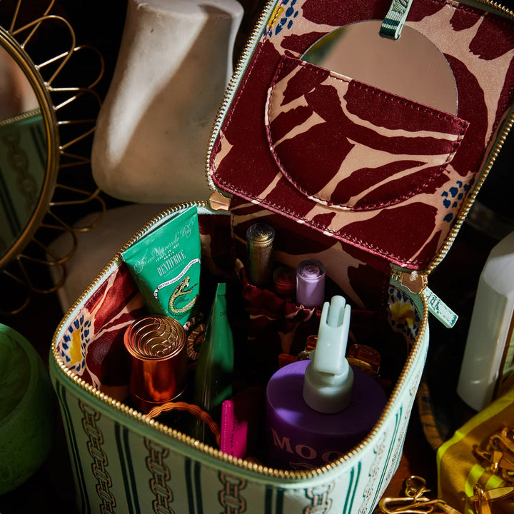 Sage x Clare Acadia Cosmetic Case - Jade