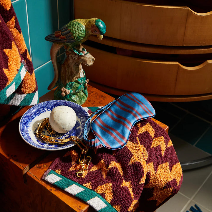 Sage x Clare Taylor Silk Eye Mask - Capri