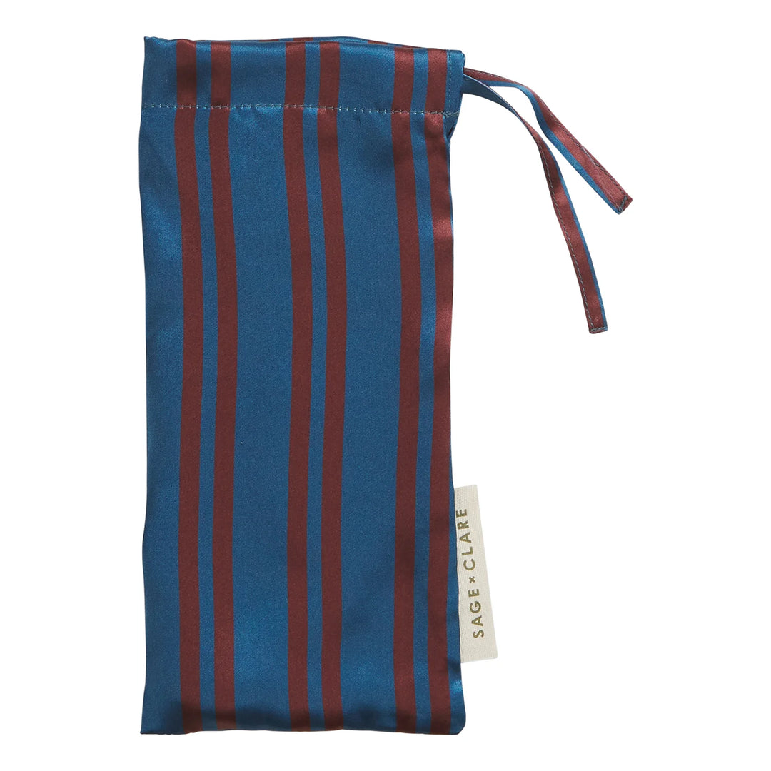 Sage x Clare Taylor Silk Eye Mask - Capri