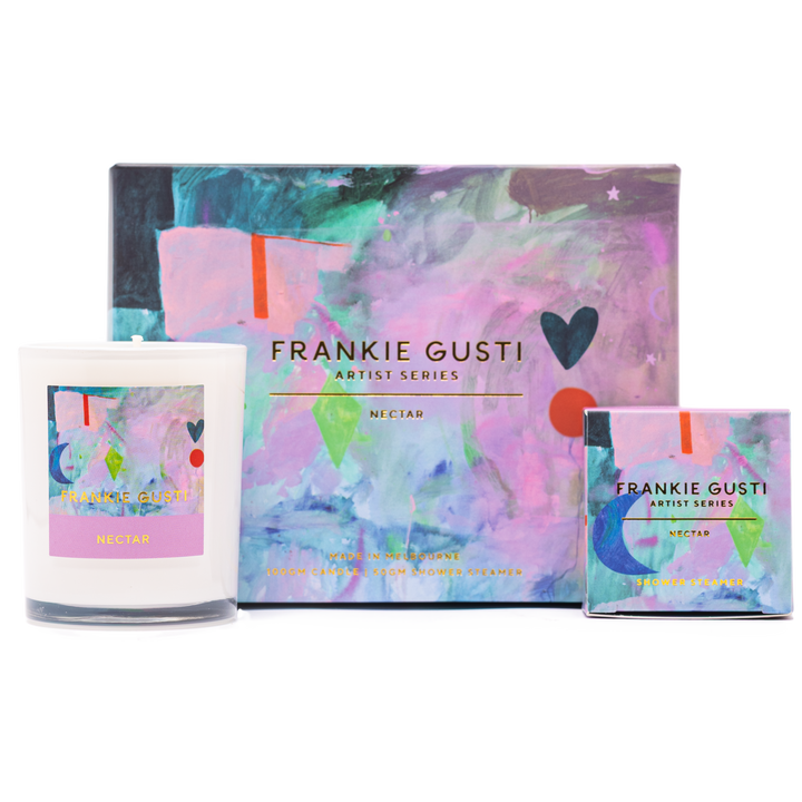 Frankie Gusti Artist Series Candle + Steamer Duo - Nectar