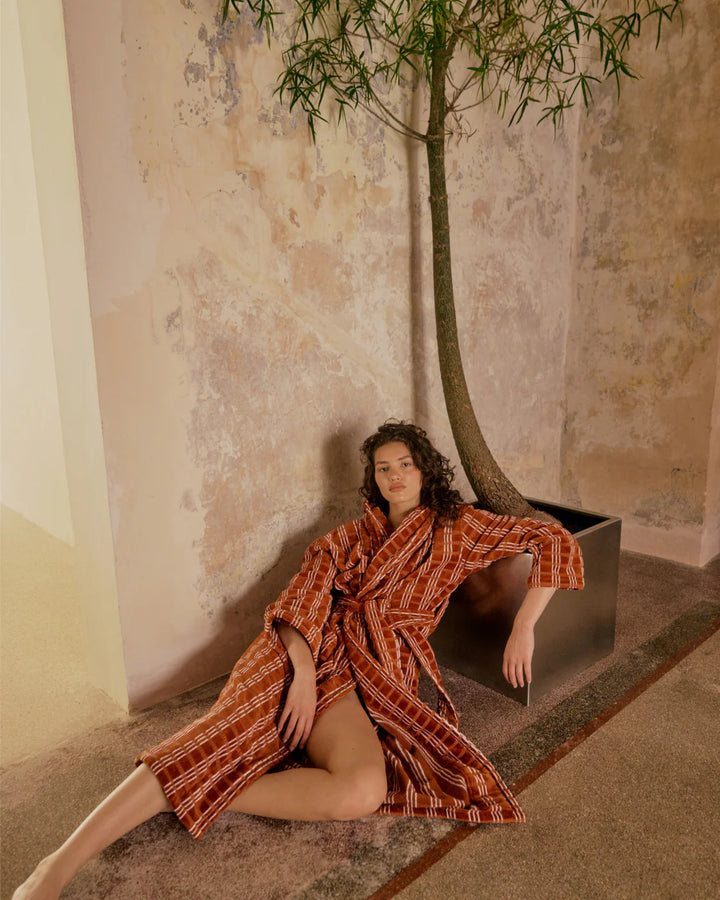 Hommey Robe - Terracotta