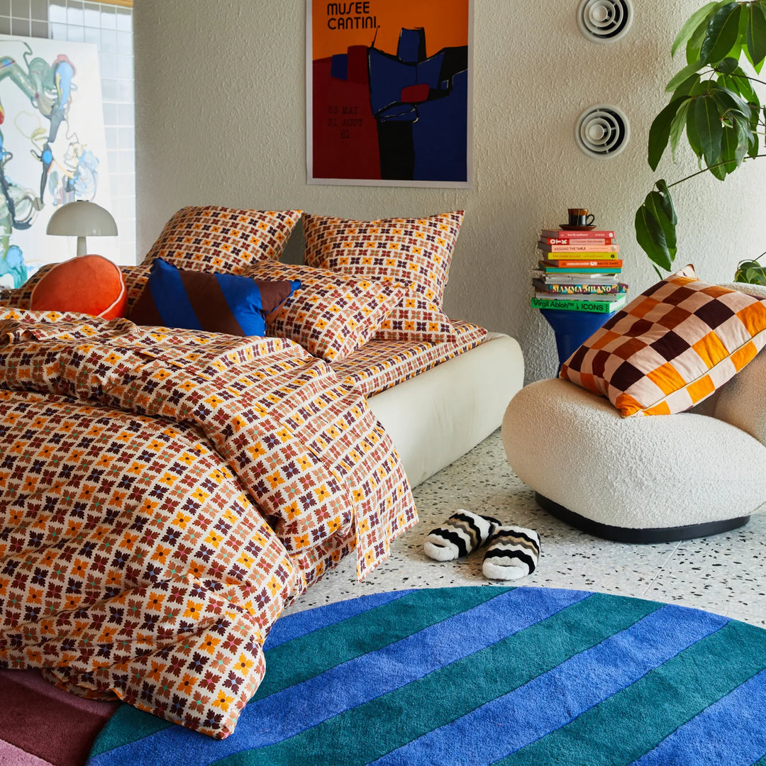 Sage x Clare Blanca Carpet Rug - Peacock