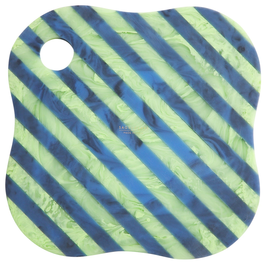 Sage x Clare Theresa Resin Board - Azure