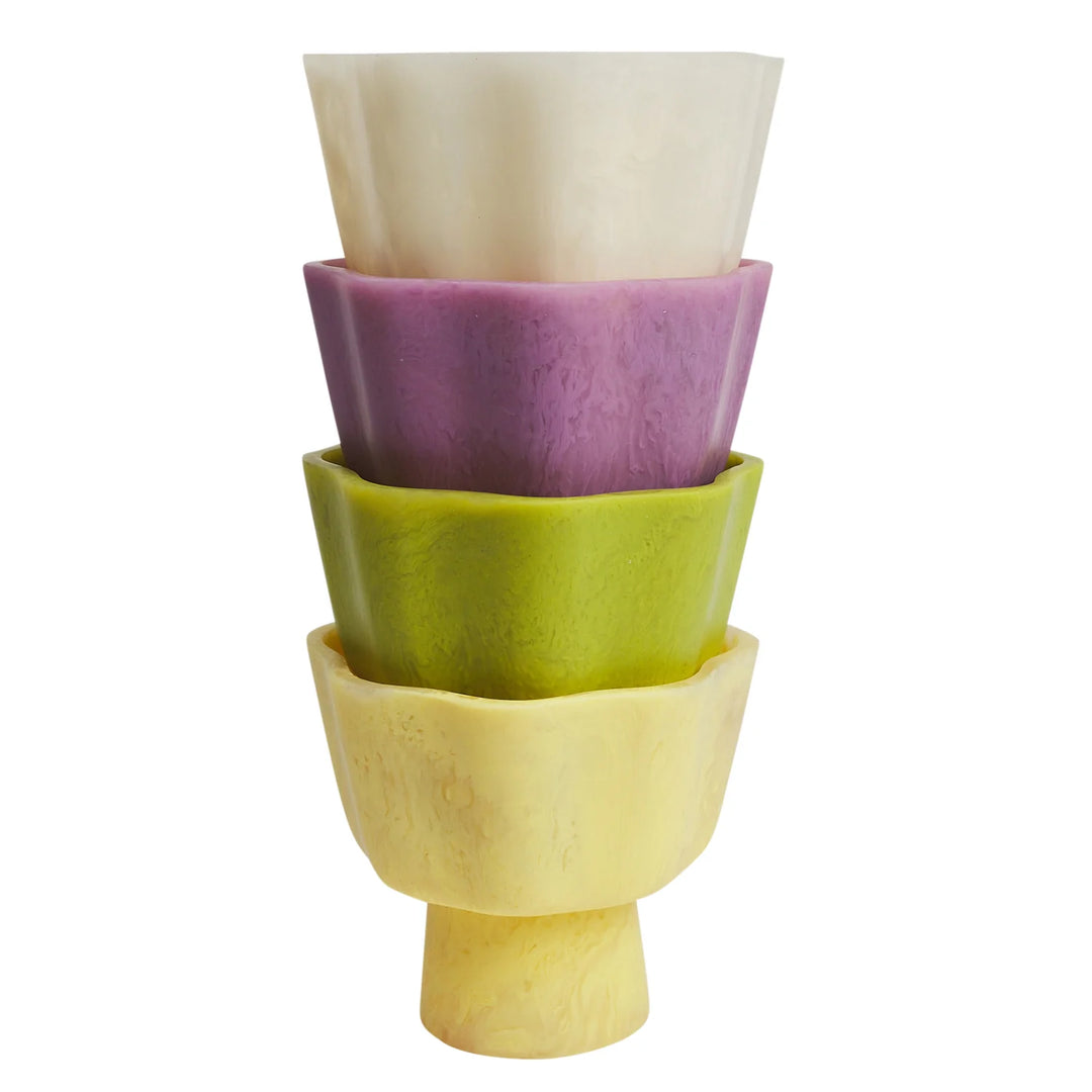 Sage x Clare Joy Pedestal Bowl - Anise