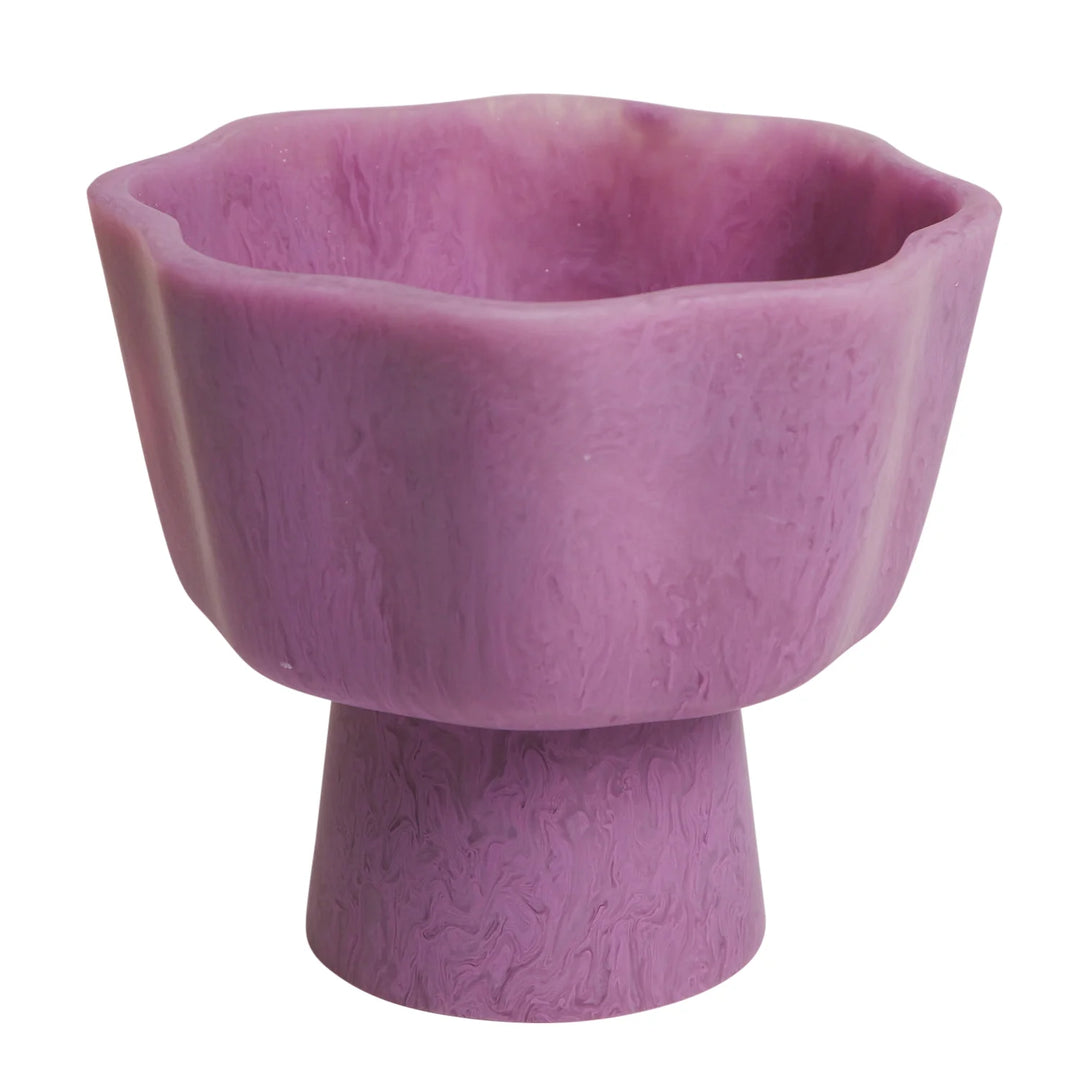 Sage x Clare Joy Pedestal Bowl - Orchid