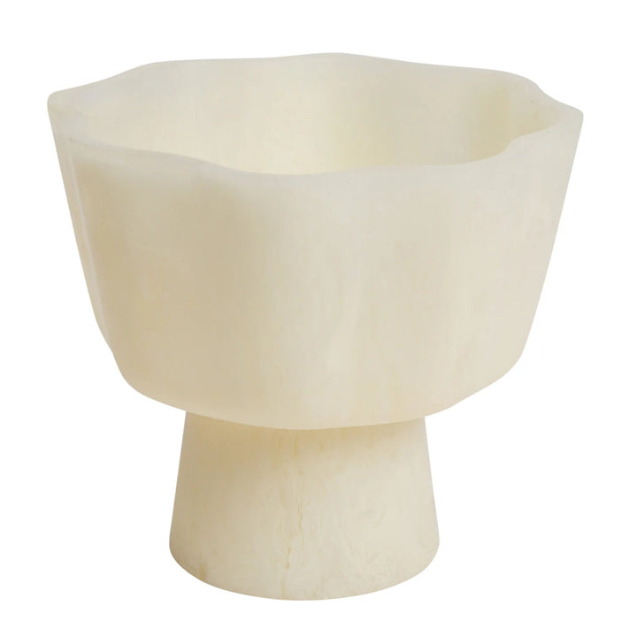 Sage x Clare Joy Pedestal Bowl - Pearl