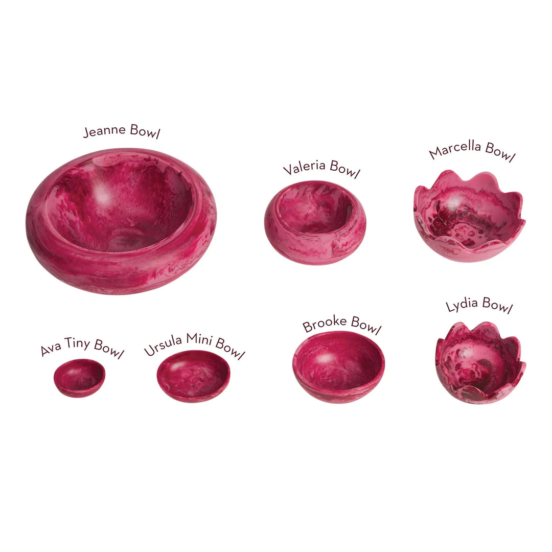 Sage x Clare Jeanne Bowl - Crimson