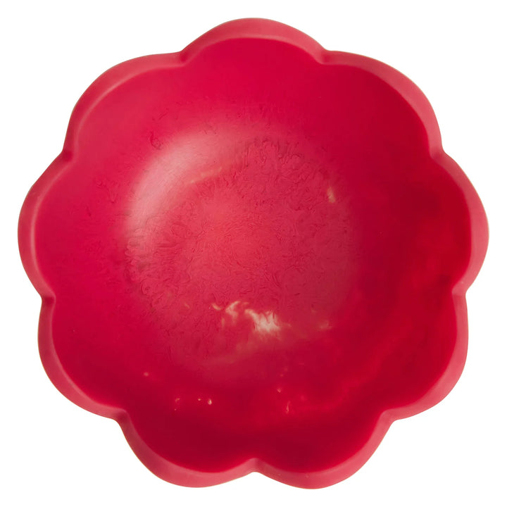 Sage x Clare Petal Bowl - Raspberry