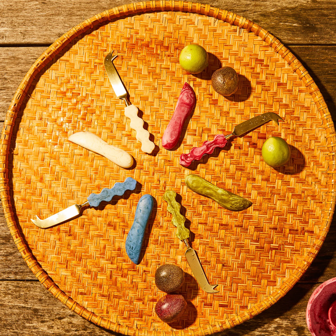 Sage x Clare Coco Cheese Knife - Azure