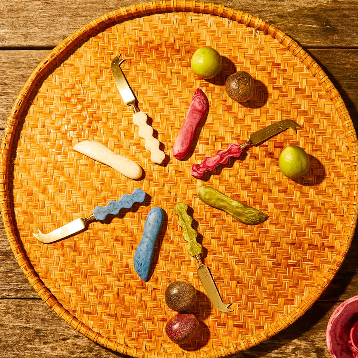 Sage x Clare Coco Cheese Knife - Azure