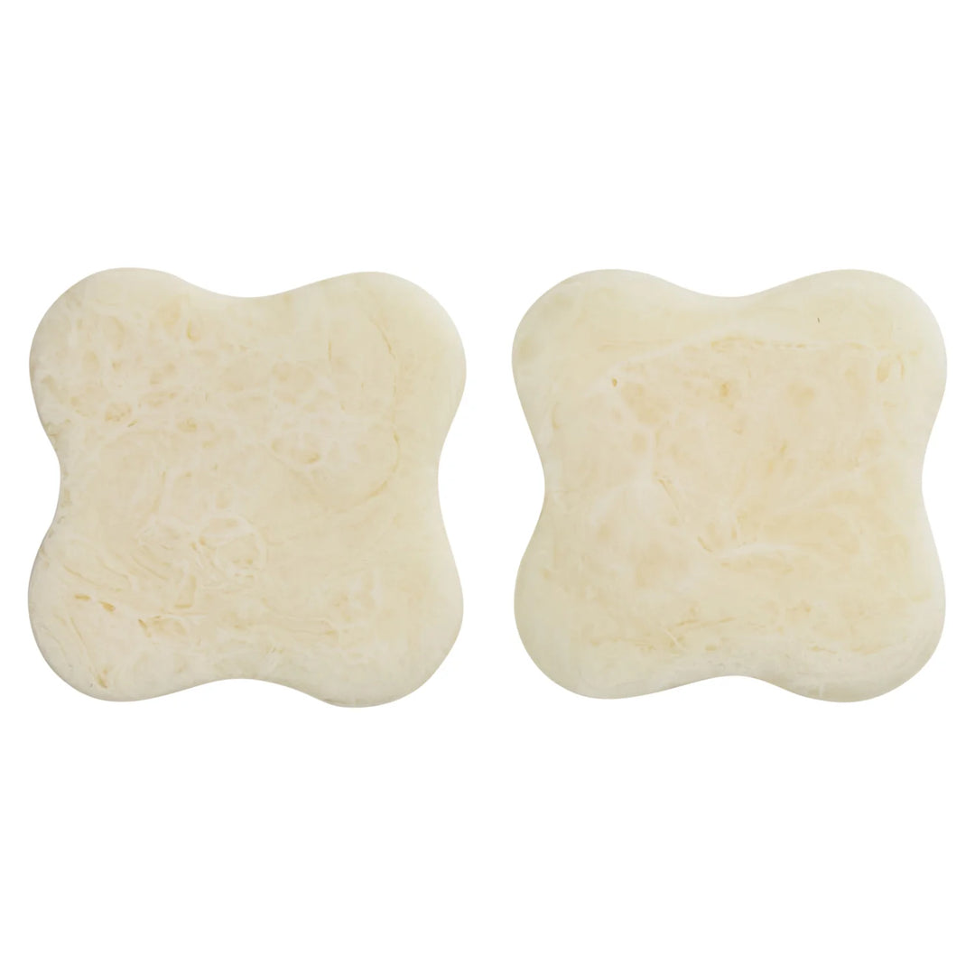 Sage x Clare Malorie Coaster Set of 2 - Pearl