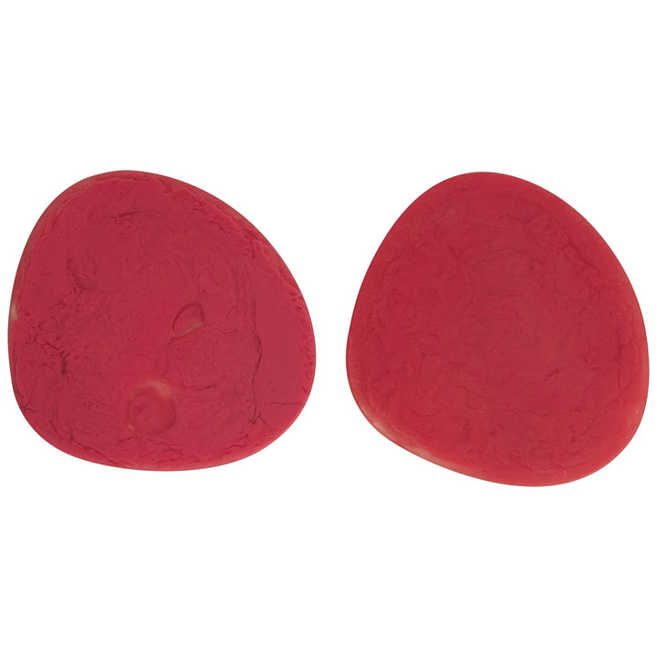 Sage x Clare Fenella Coasters - Raspberry