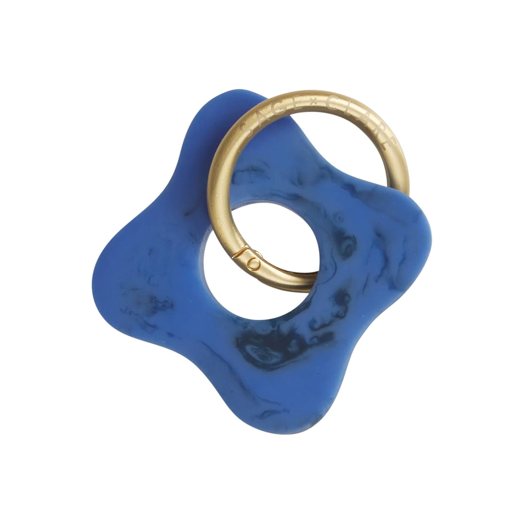 Sage x Clare Carla Keyring - Azure