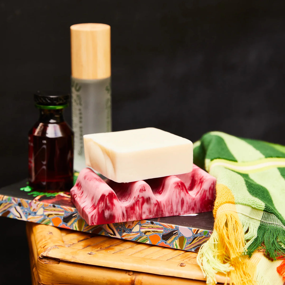 Sage x Clare Denise Soap Dish - Crimson