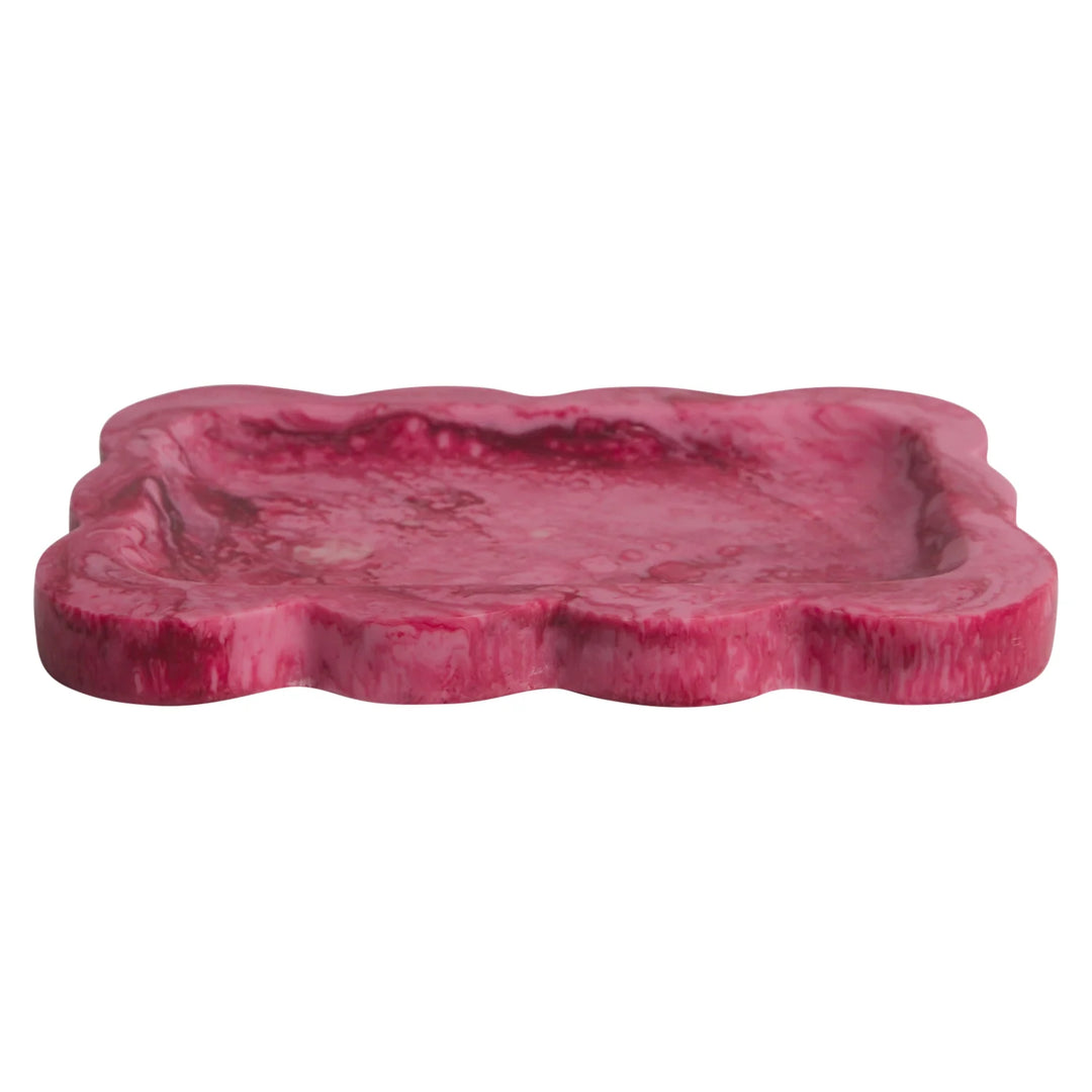 Sage x Clare Lizzie Tray - Crimson