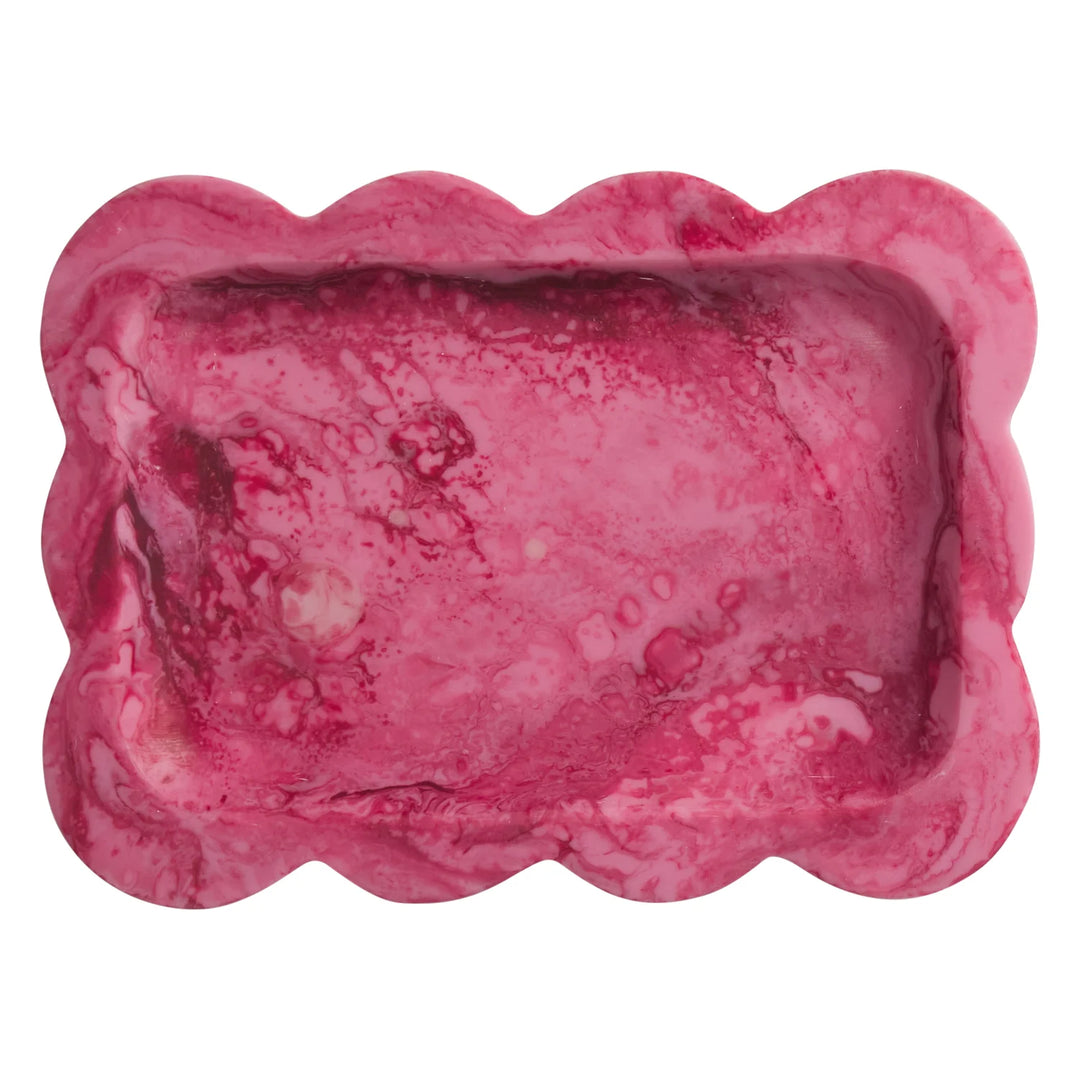Sage x Clare Lizzie Tray - Crimson