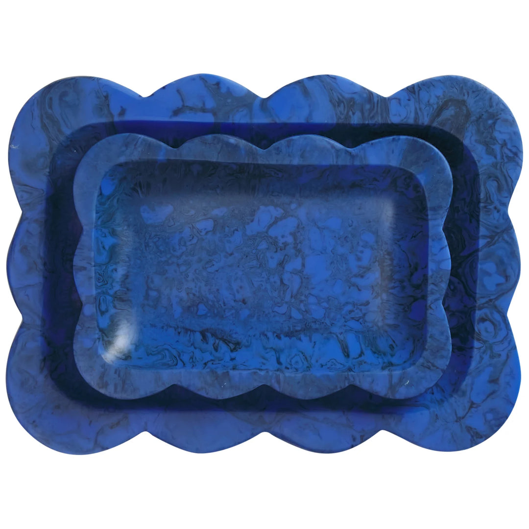 Sage x Clare Beau Small Tray - Azure