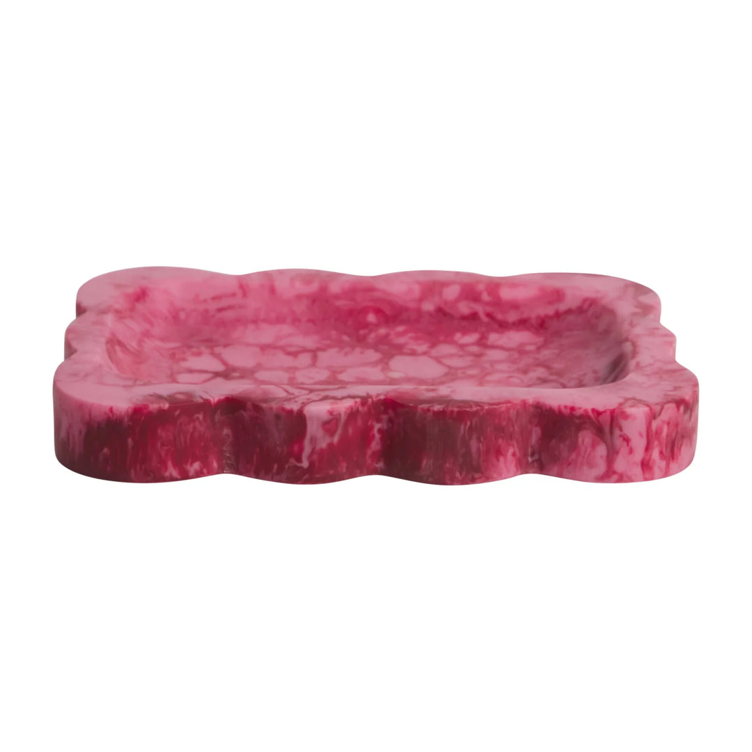 Sage x Clare Beau Small Tray - Crimson