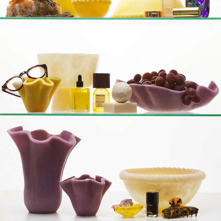Sage x Clare Leah Vase - Orchid