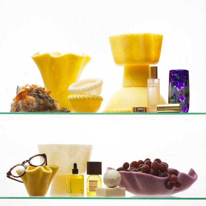 Sage x Clare Violetta Vase - Aspen Gold