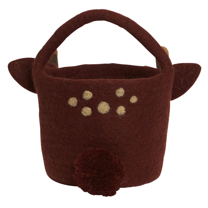 Sage x Clare Romalda Felt Basket
