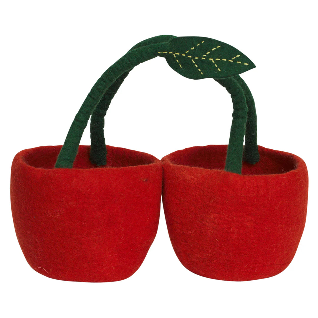 Sage x Clare Rosella Felt Basket - Kids Accessories