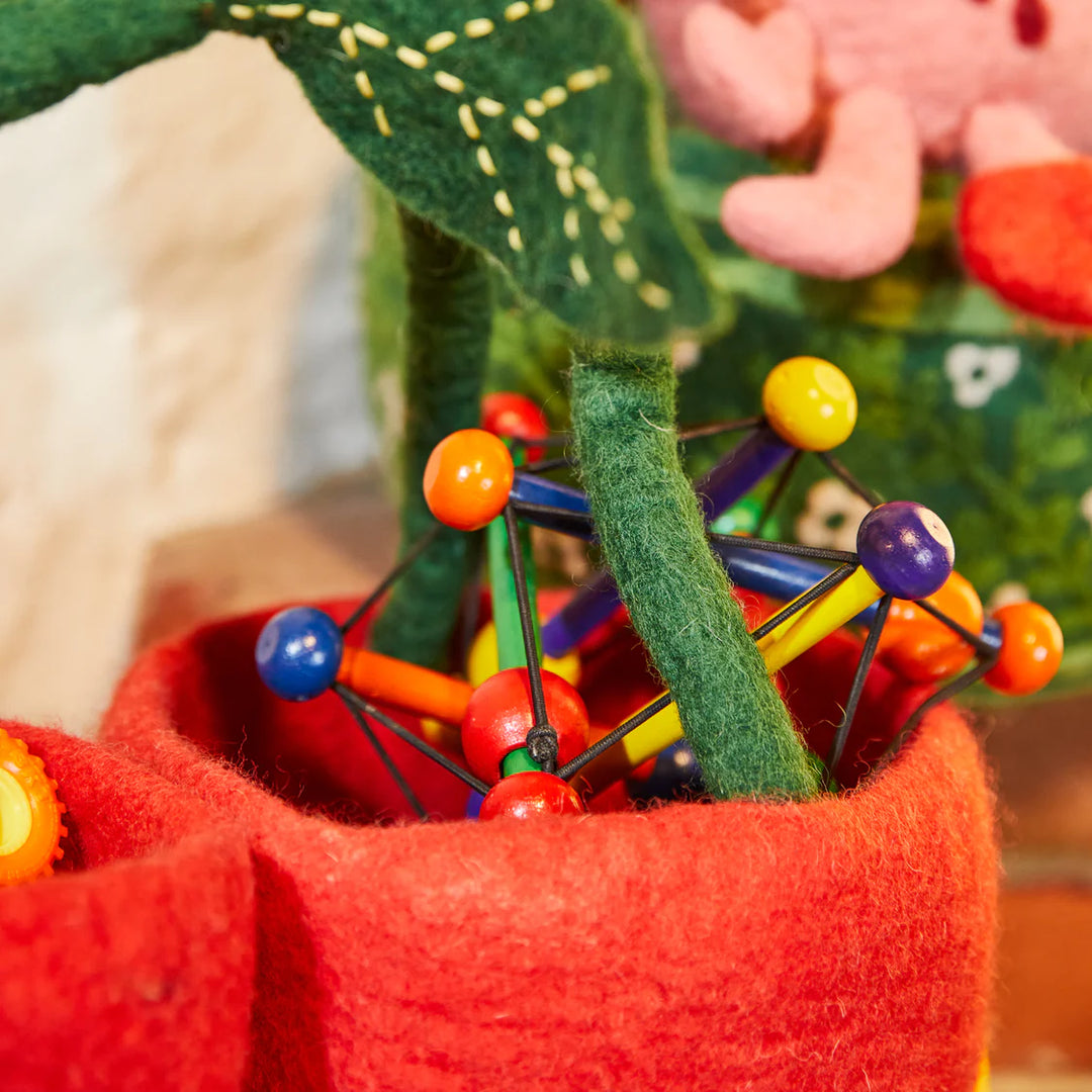 Sage x Clare Rosella Felt Basket