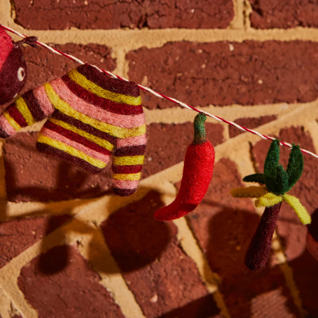 Sage x Clare Raffaella Felt Bunting
