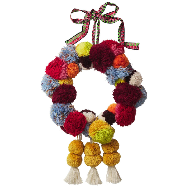 Sage x Clare Annabeth Pom Pom Wreath