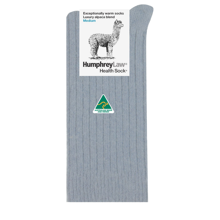 Humphrey Law Alpaca Health Socks - Silver Grey